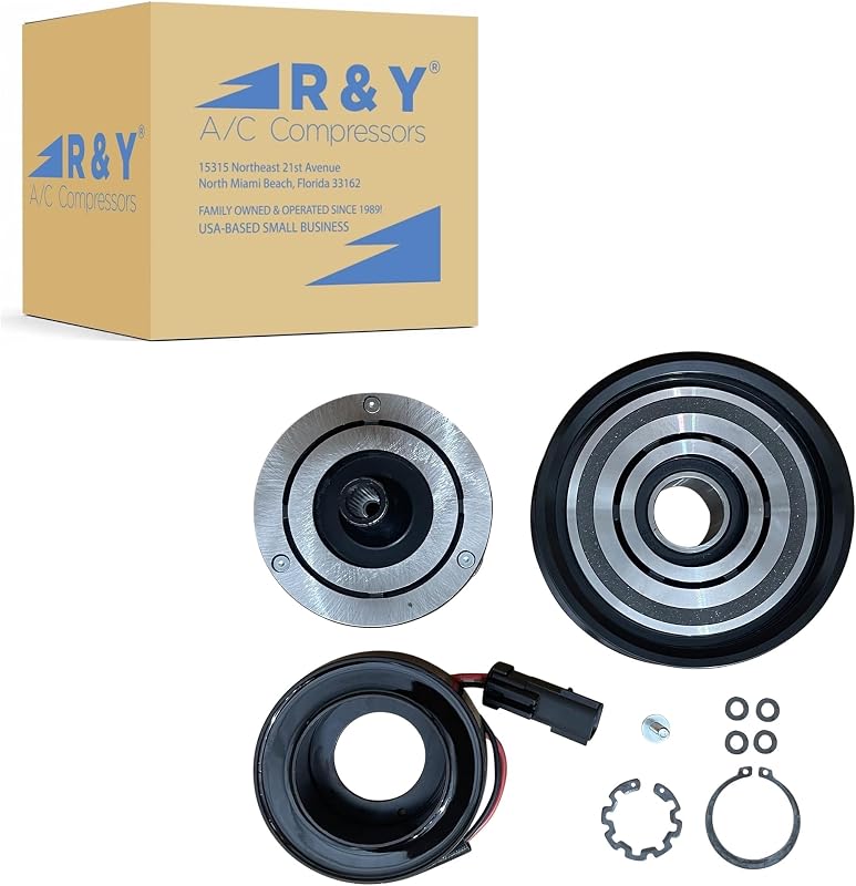 Embreagem do compressor de ar-condicionado automotivo RY AC Compressors FH308-01-CL – Mitsubishi Raider 2006 a 2009