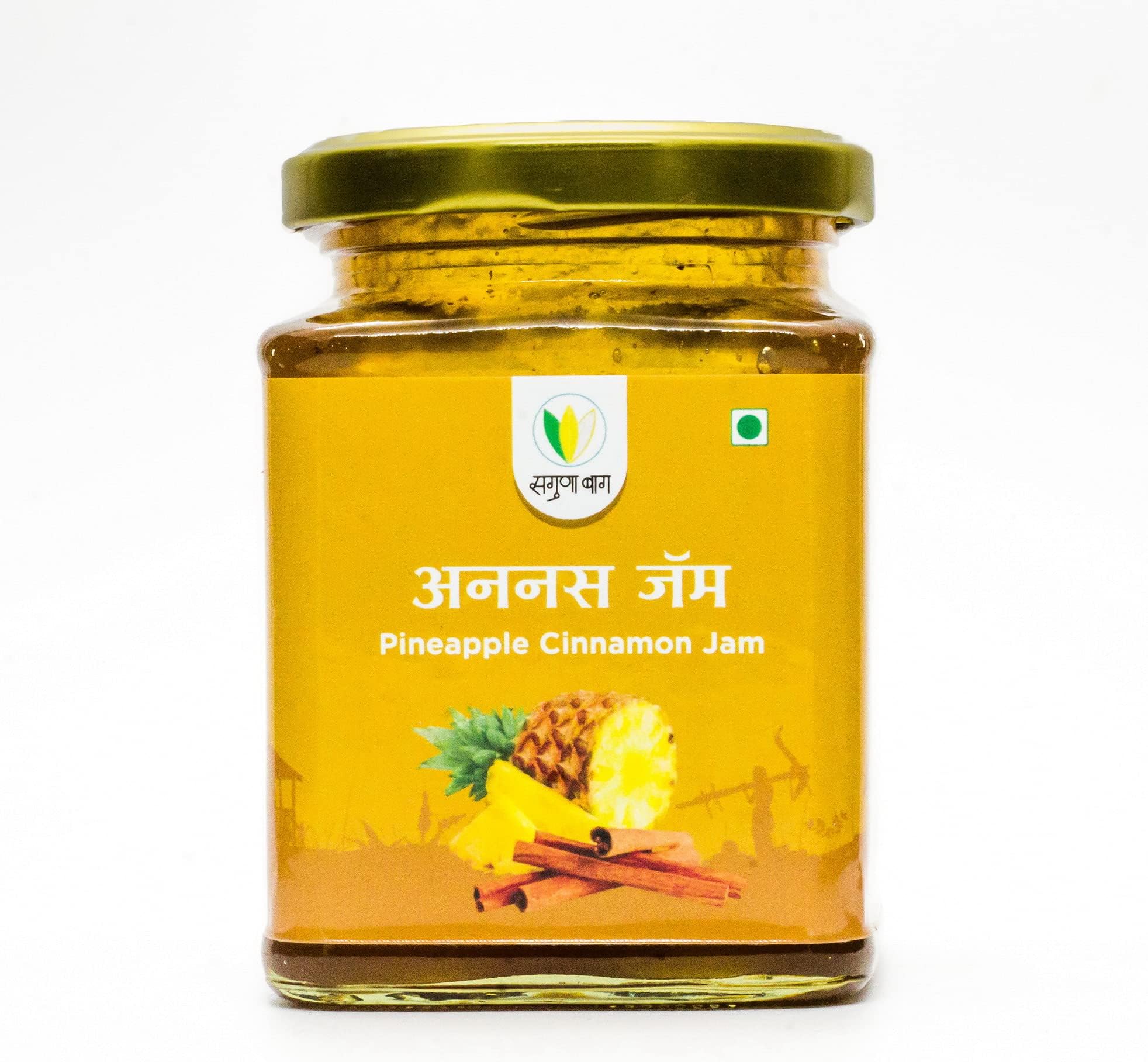 Saguna Baug Pineapple Cinnamon Jam - 250 gm
