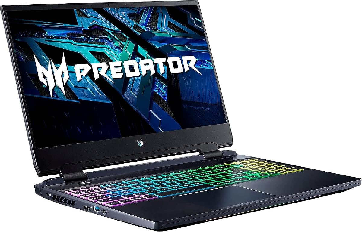 Laptop para juegos Acer Predator Helios 300, Intel Core i7-9750H, GeForce GTX 1660 Ti, pantalla Full HD de 15,6" 144 Hz, tiempo de respuesta de 3 ms, DDR4 de 16 GB, SSD NVMe PCIe de 512 GB, teclado retroiluminado RGB, PH315-52-710B