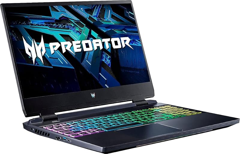 Laptop para juegos Acer Predator Helios 300, Intel Core i7-9750H, GeForce GTX 1660 Ti, pantalla Full HD de 15,6" 144 Hz, tiempo de respuesta de 3 ms, DDR4 de 16 GB, SSD NVMe PCIe de 512 GB, teclado retroiluminado RGB, PH315-52-710B