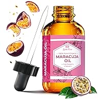 Vista 1 de Aceite de Petróleo por Leven Rose, aceite de semilla fruta de la pasión, 100 % orgánico y natural, humectante para cabello, piel y uñas, 1 oz