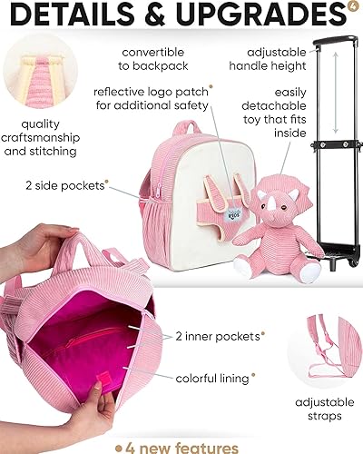 Miniatura 354 de Naturally KIDS - Juguetes de unicornio para niños y niñas de 2 a 3 años, regalos de cumpleaños, mochila de unicornio para niños pequeños 03 Unicornio