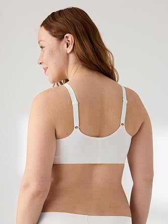 True & Co Women's Soft Form V Neck Adjustable Strap Bra