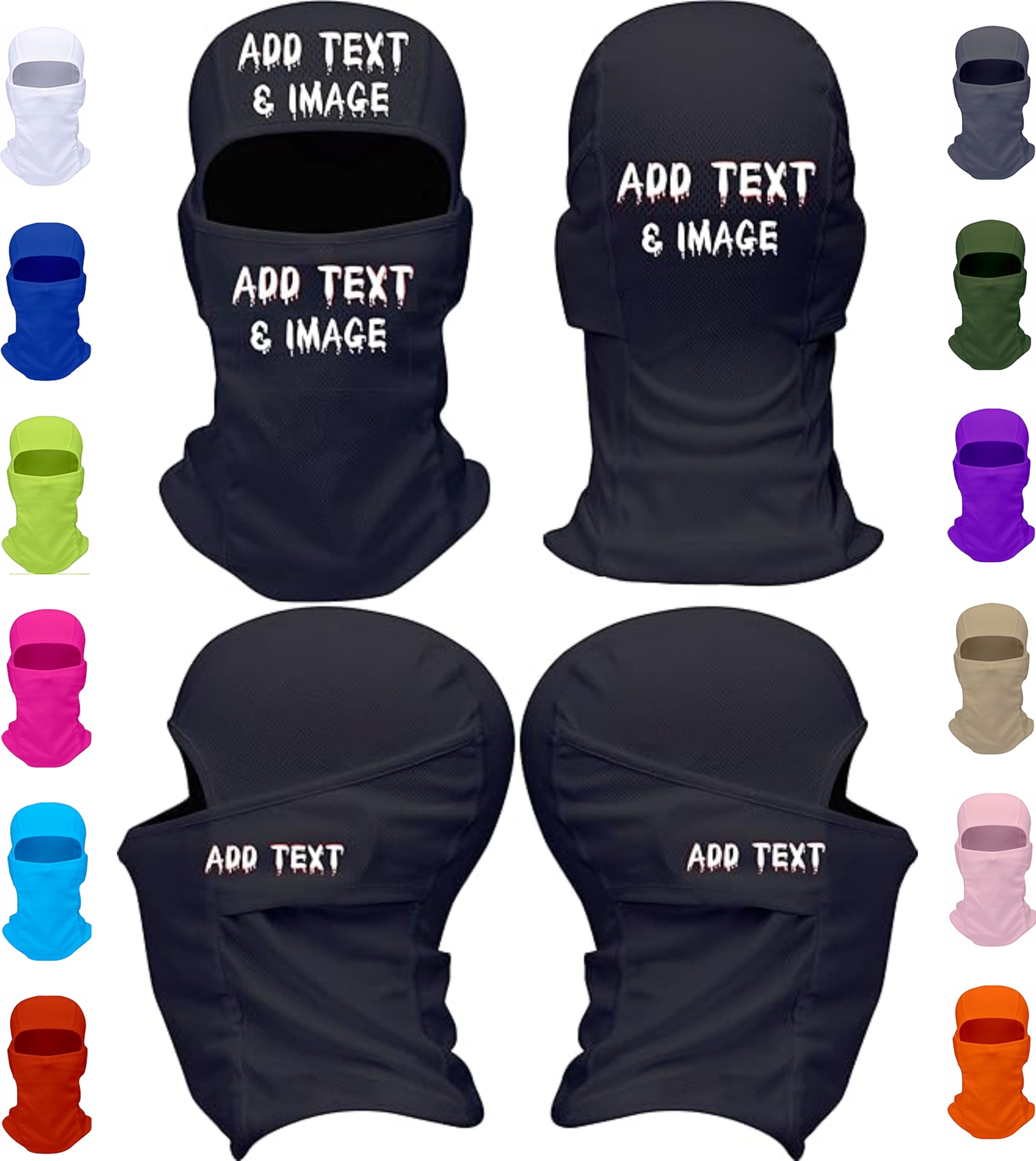 Custom Ski Masks Design Your Own Tactical Face Mask Customize Balaclava Tri Ski Mask