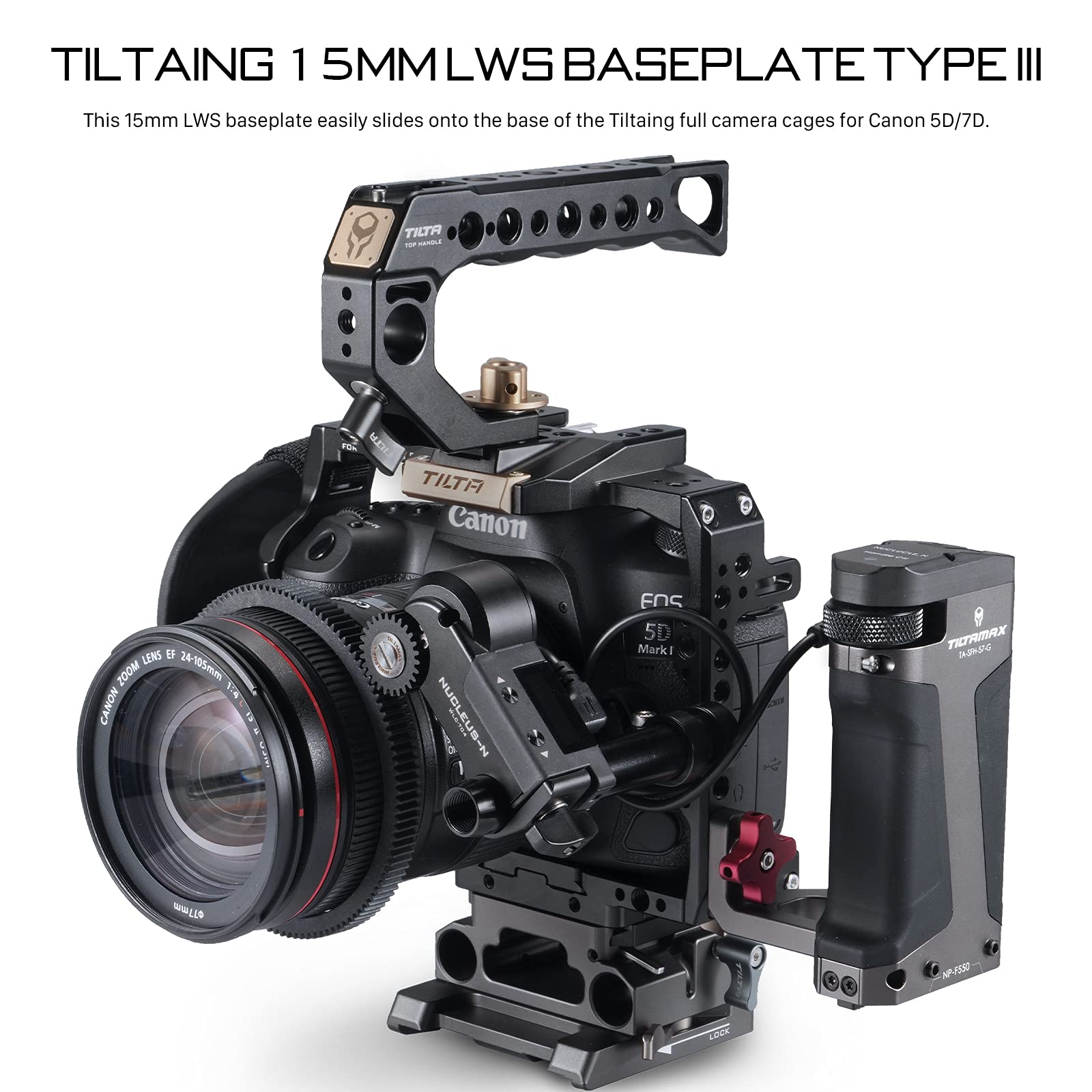 TILTA 15mm LWS ベースプレート　ロッド付き Amazon | Tilta Modular 15mm LWS ベースプレート タイプIII