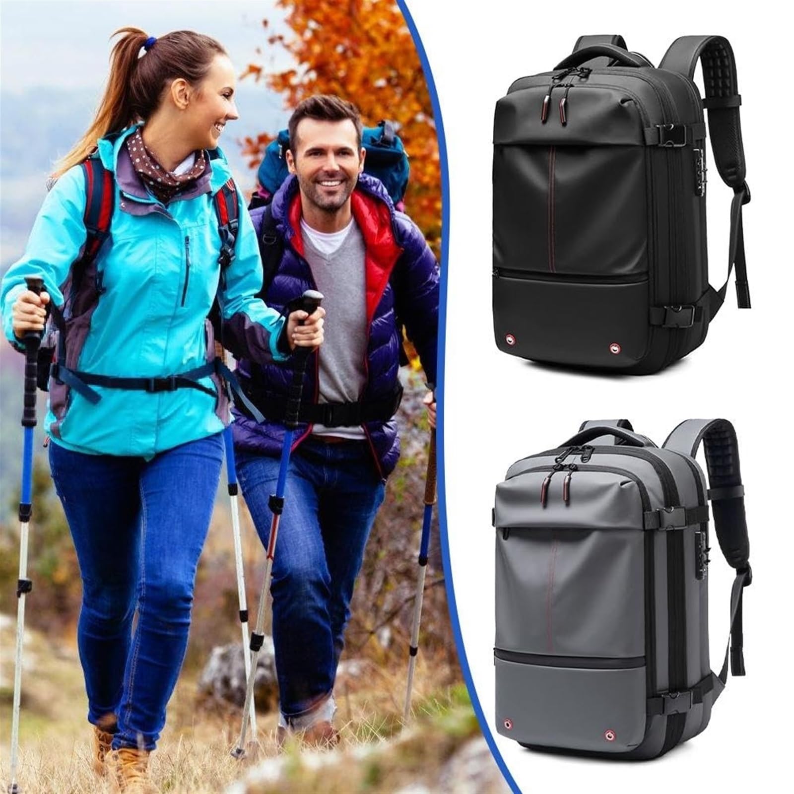 Amazon.co.jp: Vacpackバックパック、圧縮バックパック、真空圧縮機能