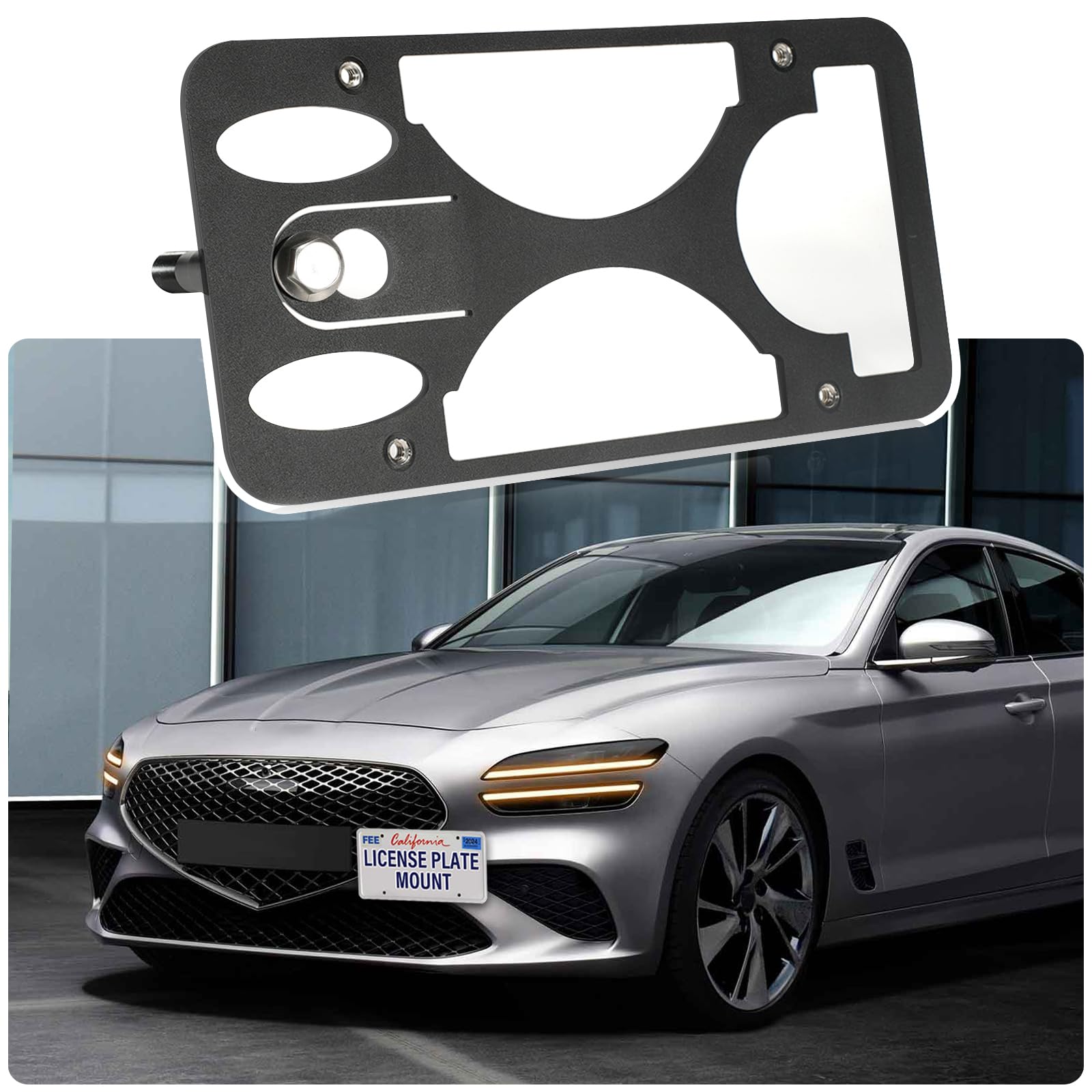Amazon.com: No Drill License Plate Holder Compatible with Genesis