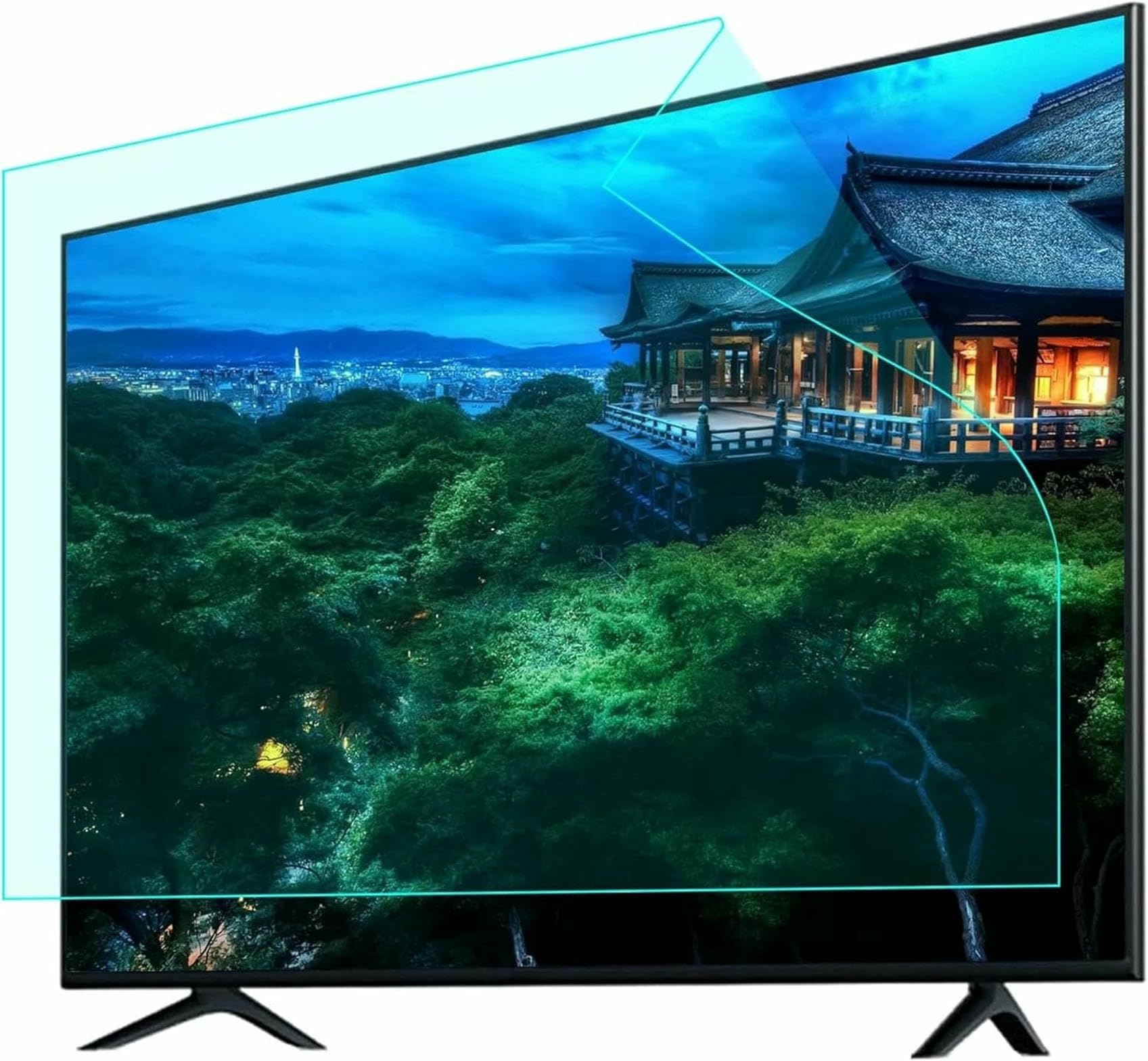 Pellicola protettiva opaca per schermo LCD TV, antiriflesso, anti luce blu, antiriflesso, pellicola filtro antiriflesso, riduce l'affaticamento degli occhi, installazione senza bolle d'aria