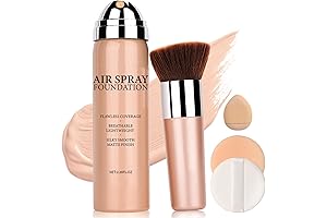 Airbrush Foundation Makeup Spray: Flawless, Radiant Finish for Mature Skin