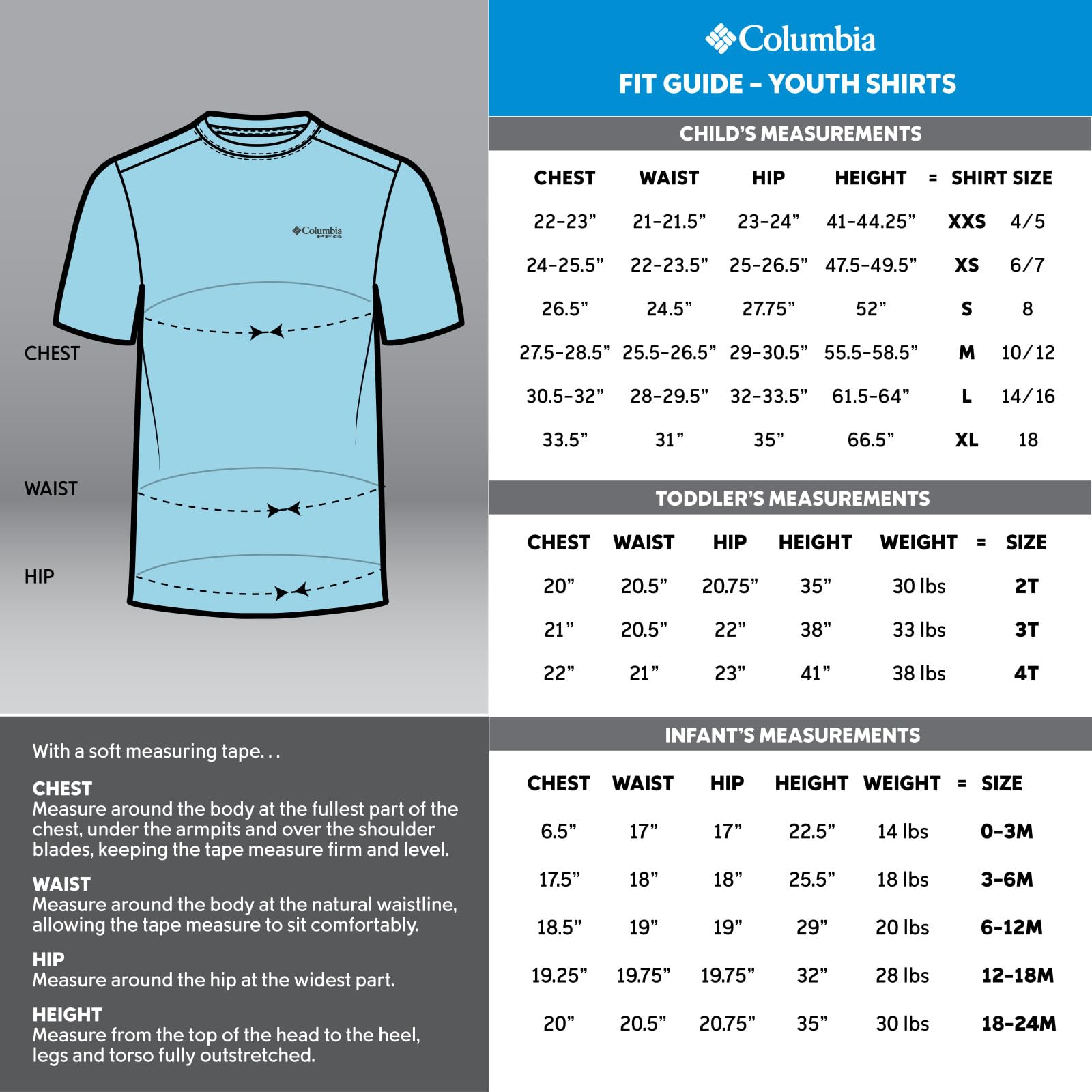 Columbia Langarmshirt Terminal Tackle Long Sleeve Tee Maglietta Unisex - Bambini e Ragazzi