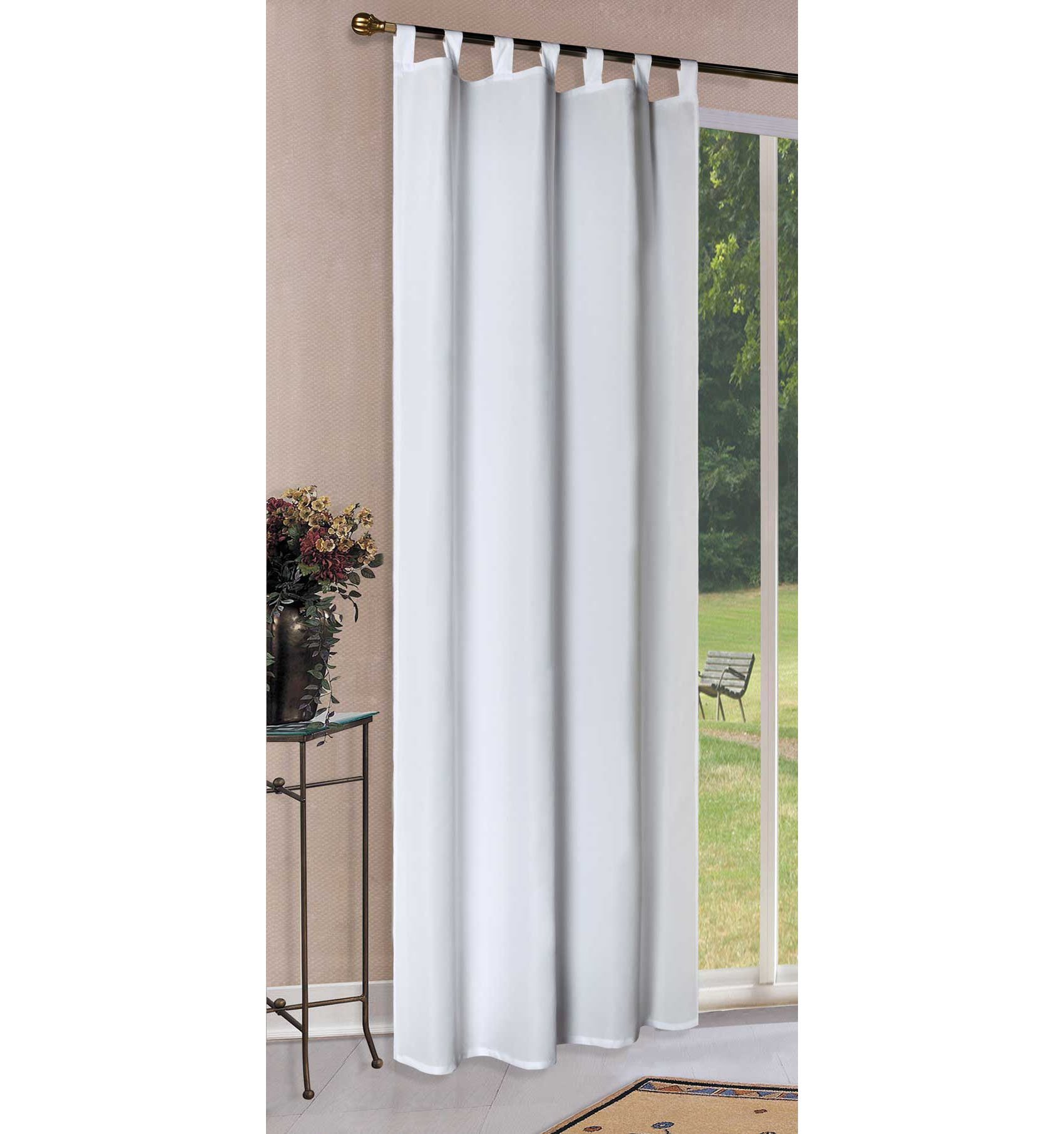 Gardinenbox Cortinas, Opacas con Trabillas y Cinta fruncidora, Material: Tela de Microfibra, Bianco (Weiß), 225 x 140 cm