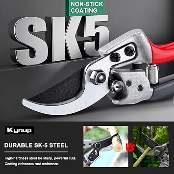 Kynup Pruning Shears, Garden Shears, Garden Clippers, Gardening Hand Tools