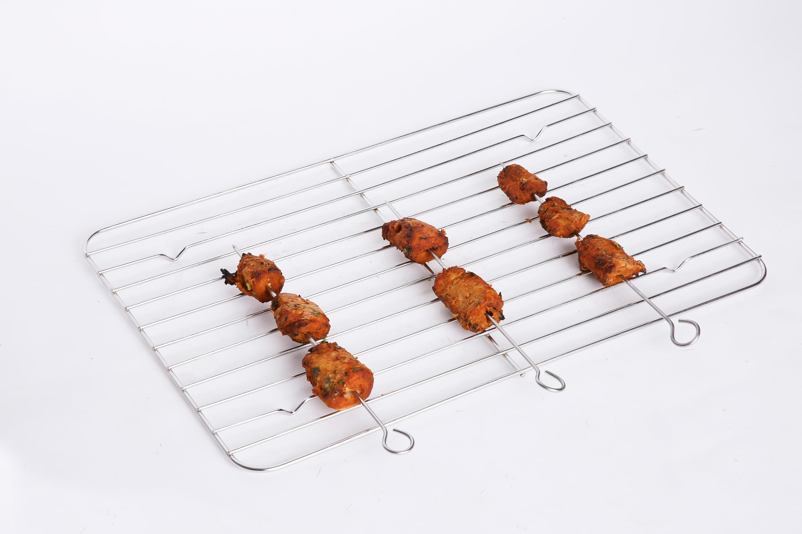 KMW Barbecue Set with Cooling Tray & 10 Skewers - Ultimate Grilling Kit for Perfect BBQ Results 3