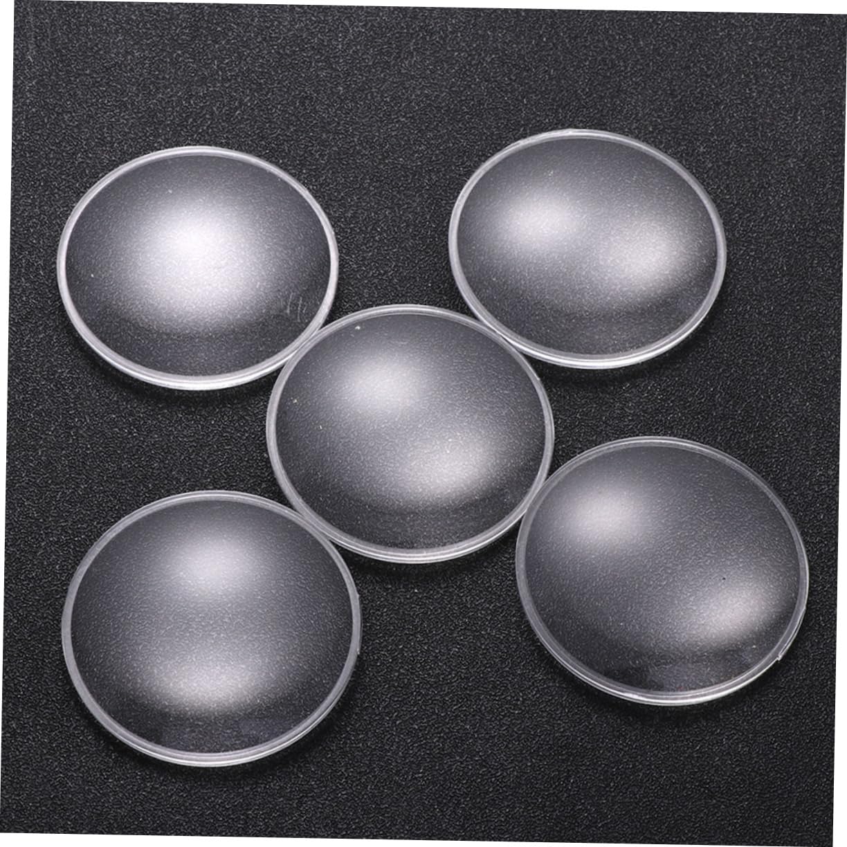 IWOWHERO 10Pcs Magnifier Lens Acrylic Double Convex Lens for Magnifier Making Transparent Optical Lenses for Enhanced Viewing Experience Versatile Use Design