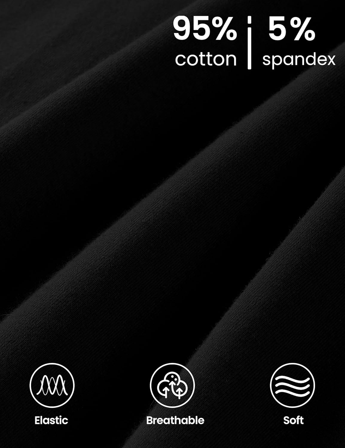 Auranso Boys Long Sleeve Shirts Crewneck Cotton Kids T-Shirts Solid Color Basic Tee Tops - Image 4