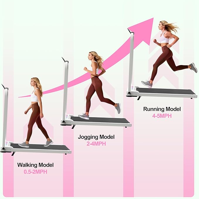 Caminadora Plegable AJOOSOS para Casa con Inclinación y Barra miniatura 6
