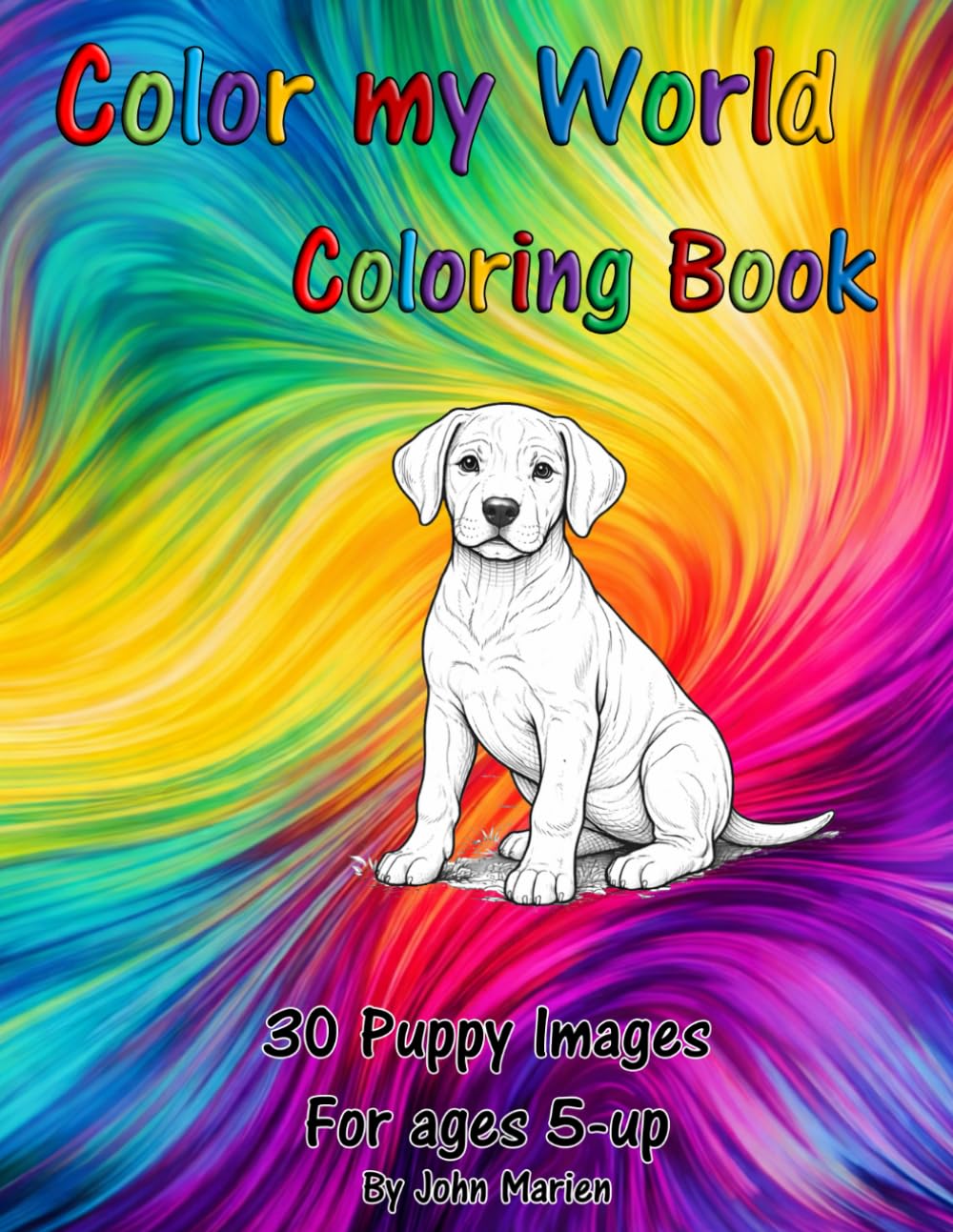 Color my World Coloring Book: Puppies