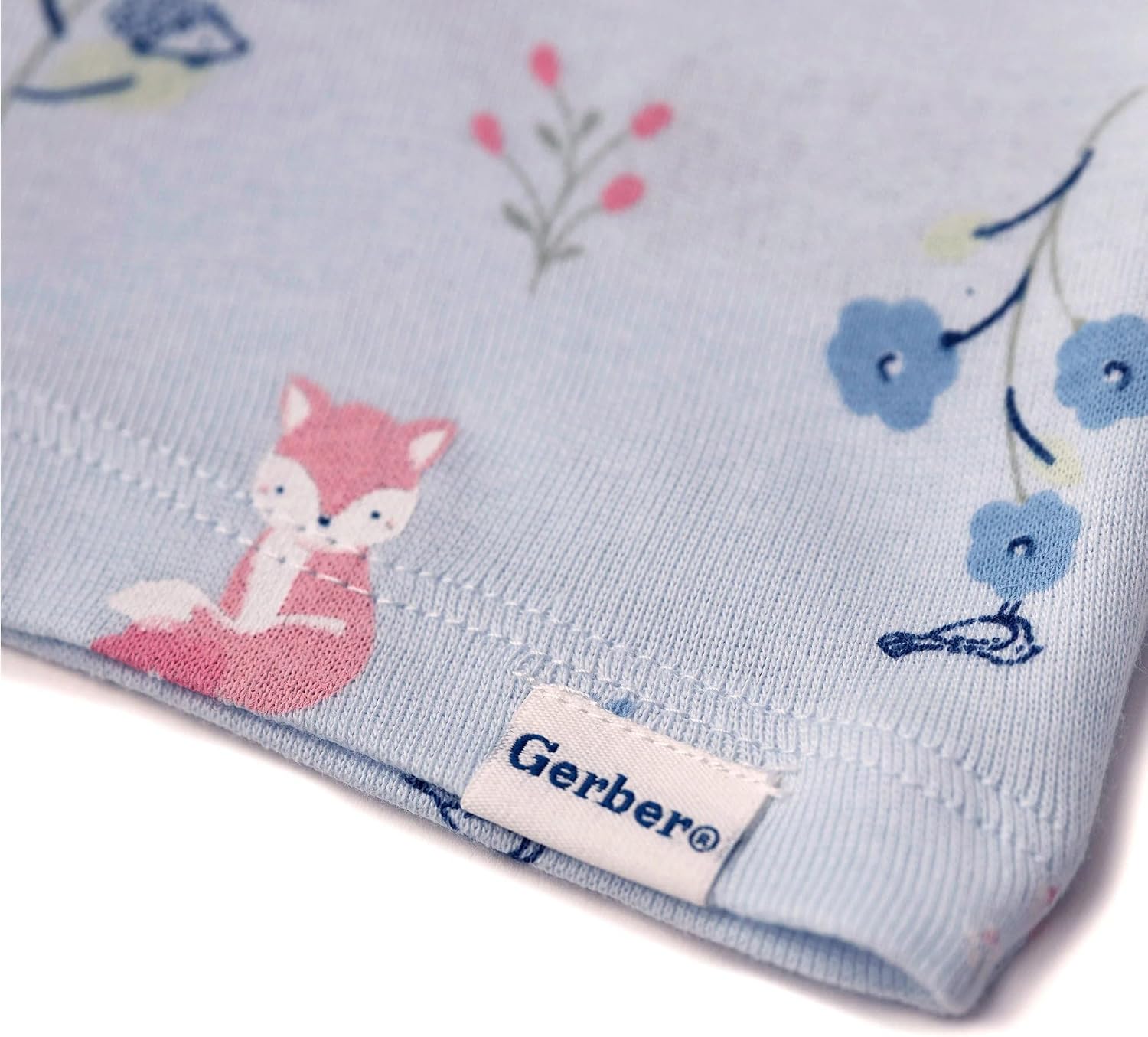 Gerber Baby Girls 4-Piece Cotton Pajama Set