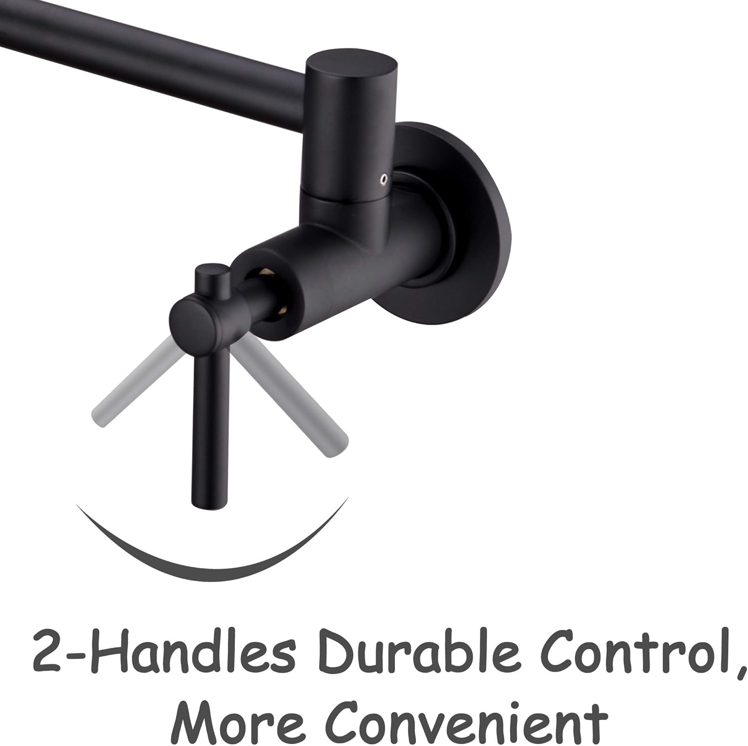 Bеѕt Cуbеr Dеаlѕ 🔥 Pot Filler Faucet, Brass Kitchen Faucet Wall Mount Gold Lead-Free, Double Joint Swing Arm Sink Faucet, Articulating Wall Mount Two Handle Folding Stretchable Faucet Black Hоt Dеаlѕ Pot Filler Faucet, Brass Kitchen Faucet Wall Mount Gold Lead-Free, Double Joint Swing Arm Sink Faucet, Articulating Wall Mount Two Handle Folding Stretchable Faucet Black