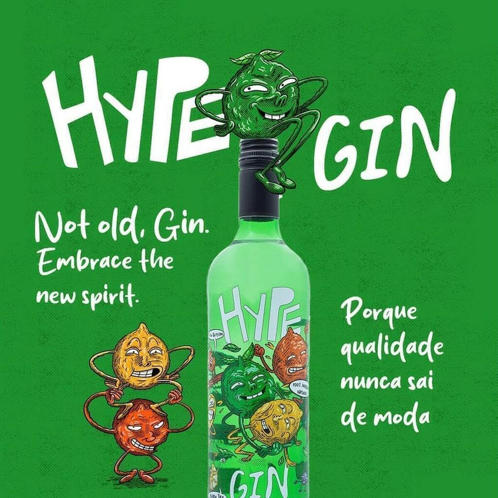HYPE - London Dry Gin 750ml | Estilo Clássico com Toque Cítrico, Zero Extrato Artificial - Ouro no Mondial de Bruxelles - Sabor que é Puro Hype - Qualidade e Preço Justo HYPE - London Dry Gin 750ml | Estilo Clássico com Toque Cítrico, Zero Extrato Artificial - Ouro no Mondial de Bruxelles - Sabor que é Puro Hype - Qualidade e Preço Justo