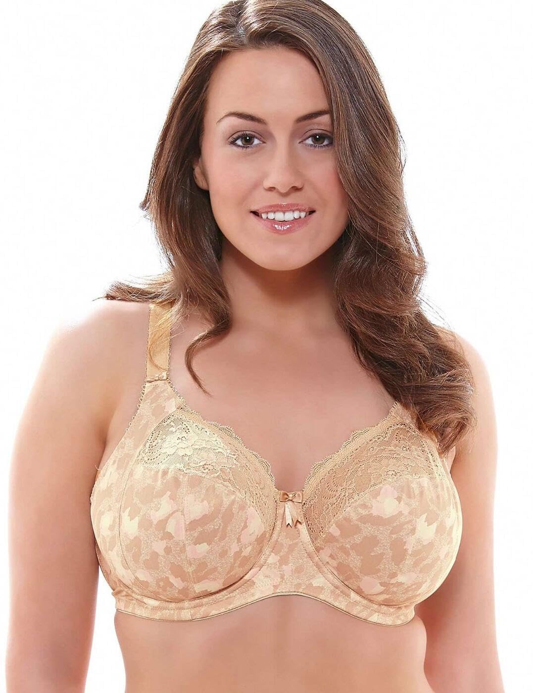Elomi Women's Morgan Underwire Banded Bra, Beige, 36FF