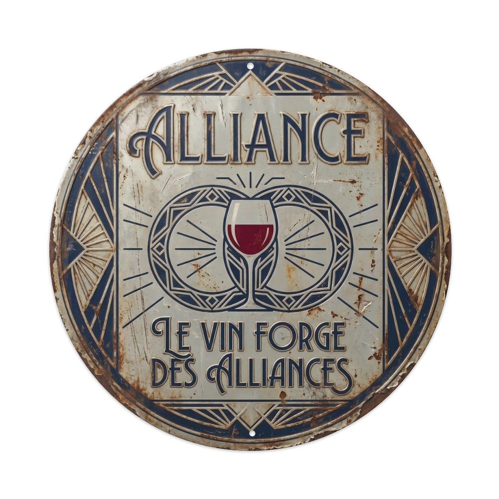 Alliance Humorous Gathering Alliance Metal Tin Sign