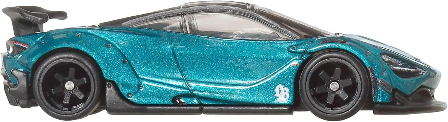 Hot Wheels Premium Car Culture Silhouettes 1:64 Scale Die-Cast LB-Works McLaren 720S Vehicle with Real Riders Tires & Metal/Metal Body & Chassis