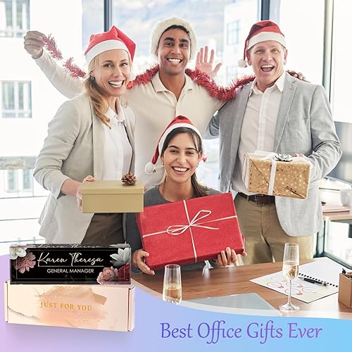 Miniatura 7 de Placa de nombre de oficina personalizada, regalos personalizados para mujeres y hombres, regalos de agradecimiento para empleados, jefes,