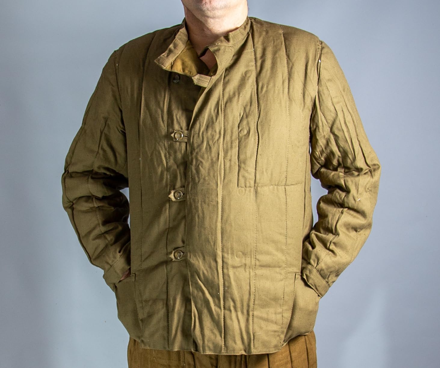 rushnichok 70s WINTER JACKET sz L (4) UNIFORM Telogreika original Army USSR soldier Telogreyka