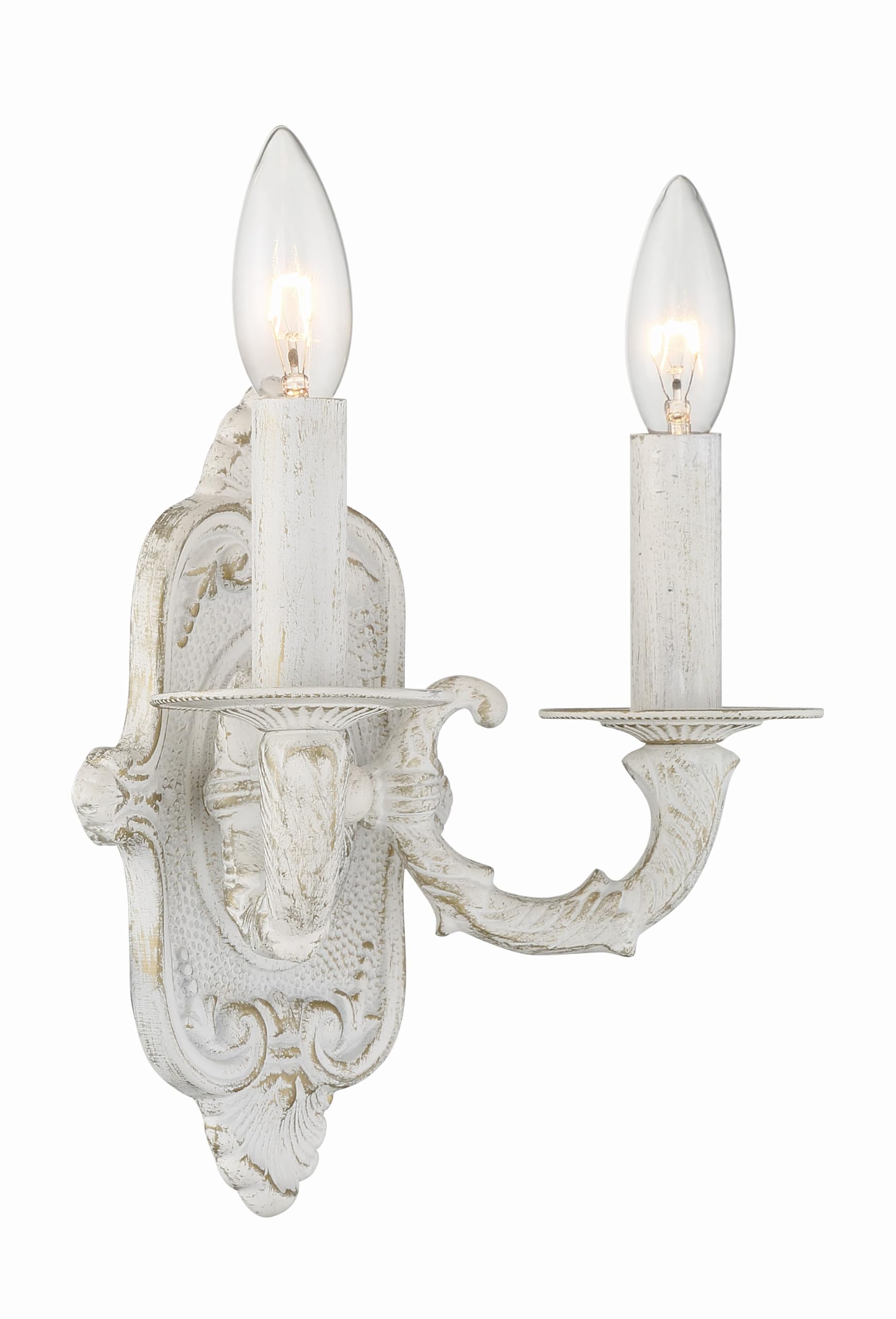 Amazon.co.jp : Crystorama Paris Market 2 Light Antique White 