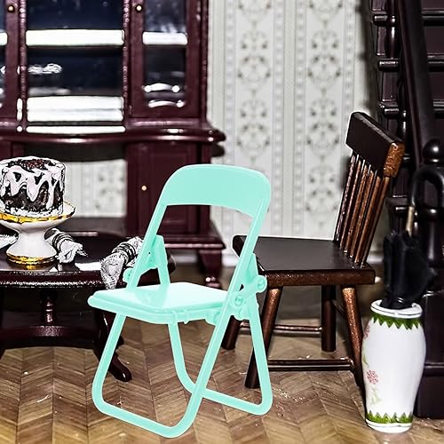 Miniatura 2 de NUOBESTY Silla de casa de muñecas, decoración de escena, mini modelo de muebles, silla de muñeca, mini silla de casa, ornamento de mini decoración