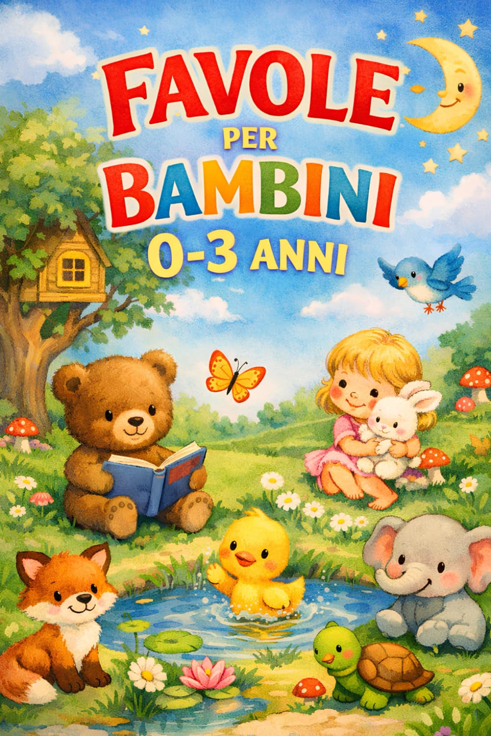 Favole per Bambini 0-3 Anni: Storie brevi e dolci per la buonanotte, pensate per calmare, rassicurare e accompagnare i più piccoli nel mondo dei sogni ... buona notte, libri di fiabe per bambini)