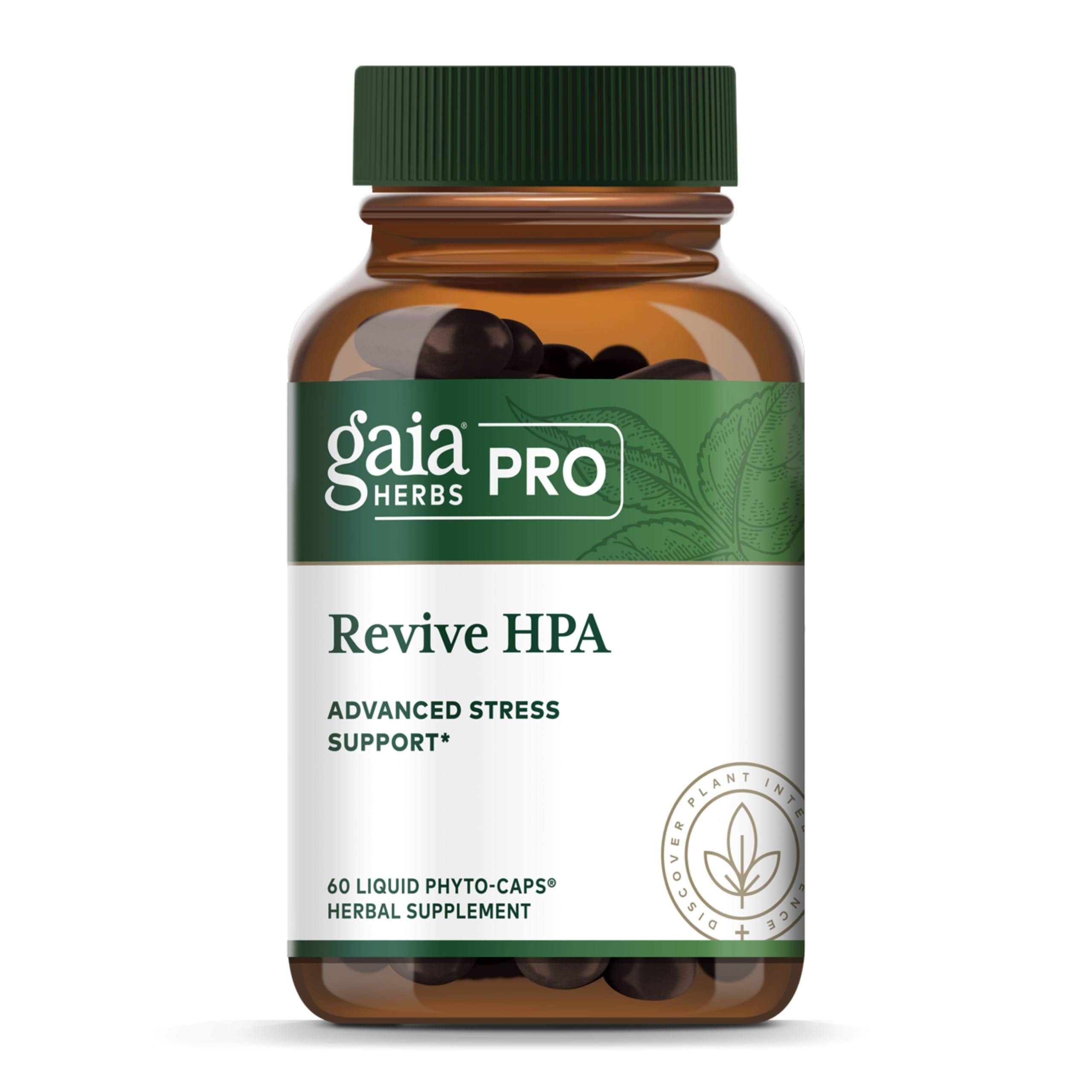 Revive HPA - Adrenal Health Support Supplement* - Energy Supplement* with Cordyceps Asian Ginseng Licorice Root & Prickly Ash - 60 Liquid Phyto-Caps (30 Servings)