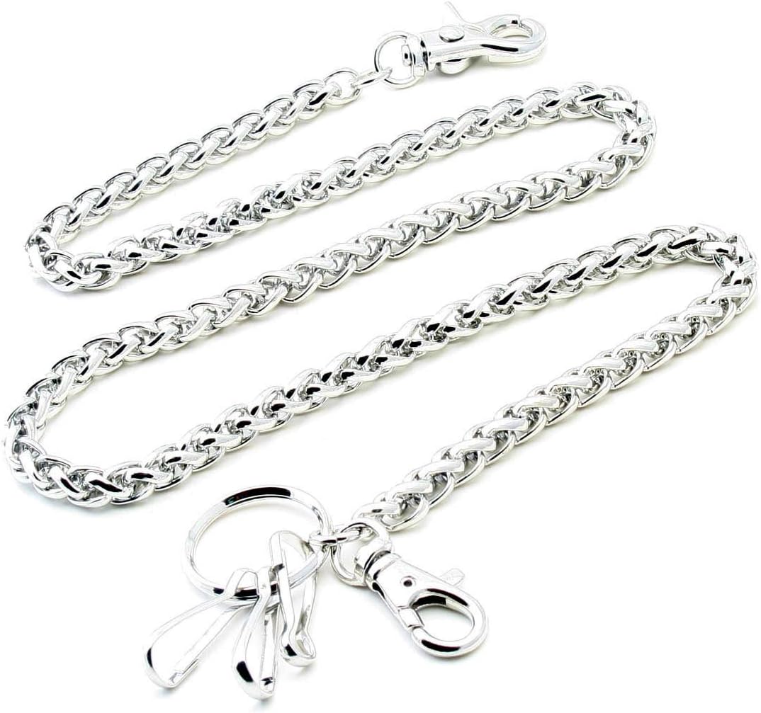 Double K Basic & Simple Strong Key Jean Wallet Chain (30") MLT CS39