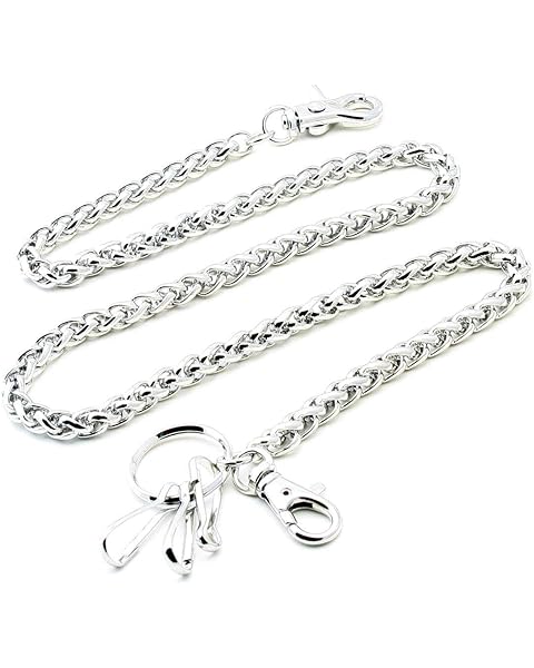 Double K Basic & Simple Strong Key Jean Wallet Chain (30