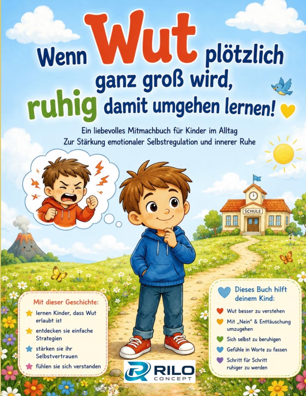 Wenn Wut plötzlich ganz groß wird – ruhig damit umgehen lernen!: Ein liebevolles Mitmachbuch für Kinder im Alltag Zur Stärkung emotionaler Selbstregulation und innerer Ruhe