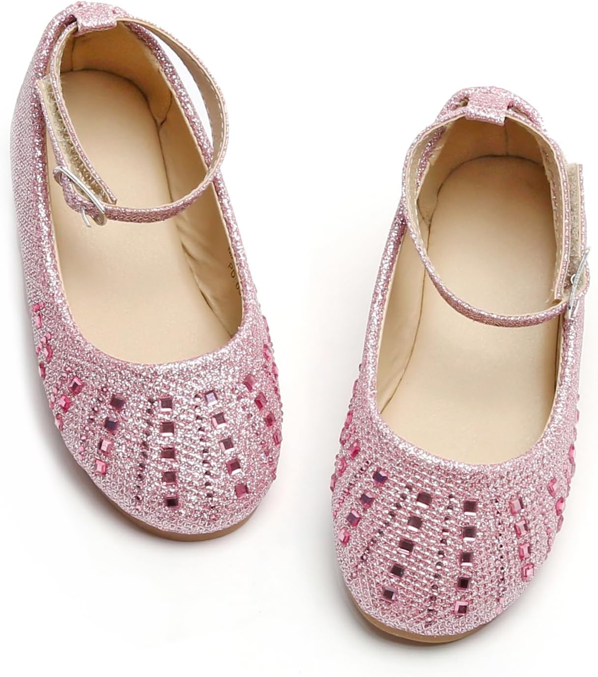 Kolan Toddler Little Girls Mary Jane Ballet Flat Soft Lining Dress Shoes - Image 4