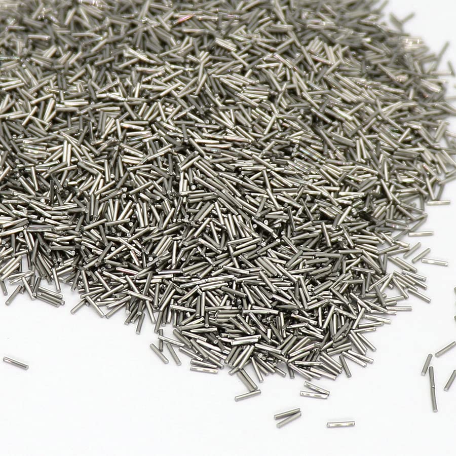 Broches de polissage magnétiques en acier inoxydable de 500 g - Pour polir les bijoux - Aiguilles de polissage rotatives (diamètre : 1 mm x 10 mm)