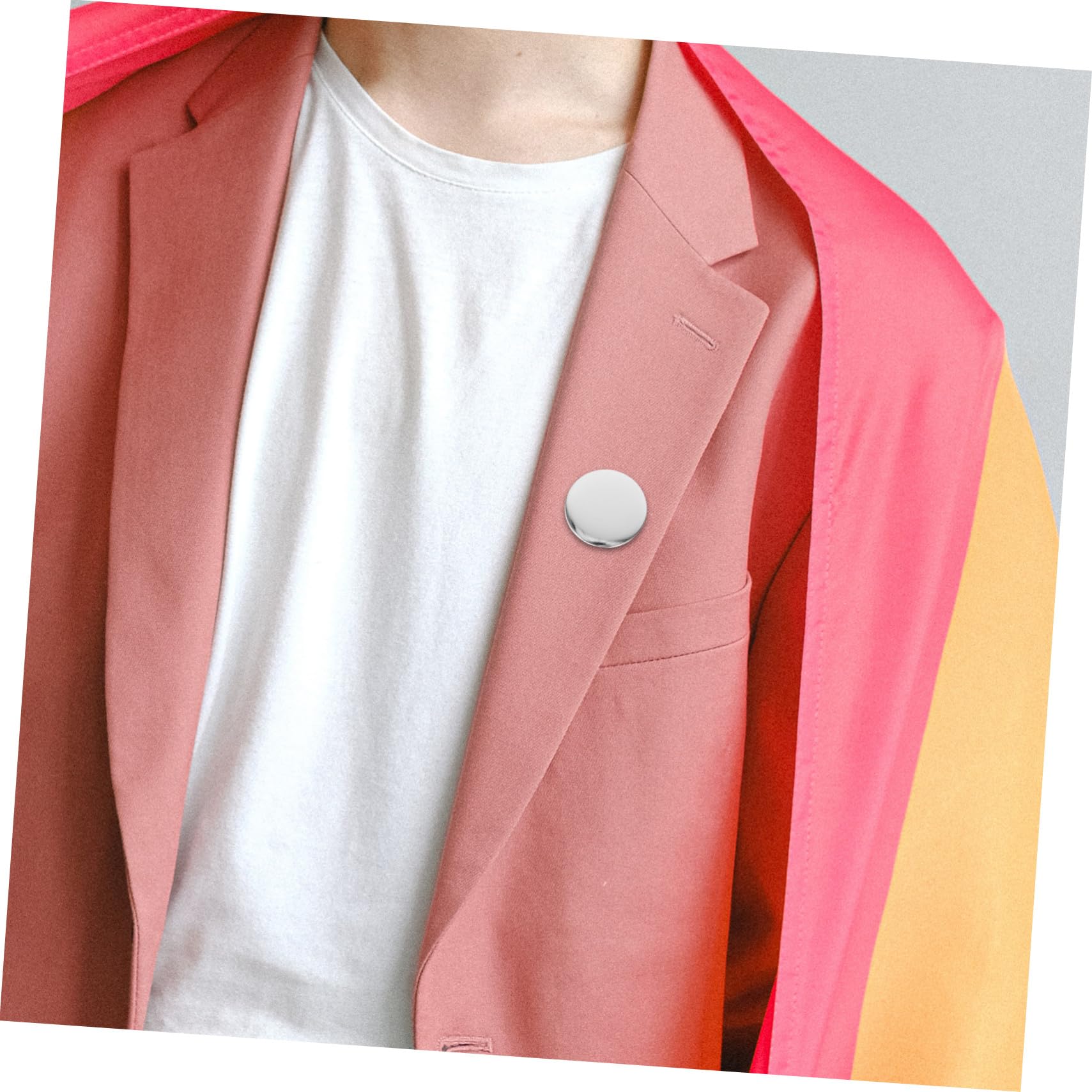 200ensembles Badges à Boutons Métalliques DIY Vierges avec Coques Métalliques pour Projets Artisanat Et Activités Scolaires