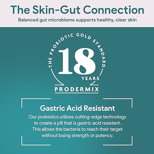 Miniatura 6 de APD II Probiótico para la salud de la piel y el intestino, 8 cepas potentes que incluyen Bifidobacterium Bifidum para hombres y mujeres, 10 mil