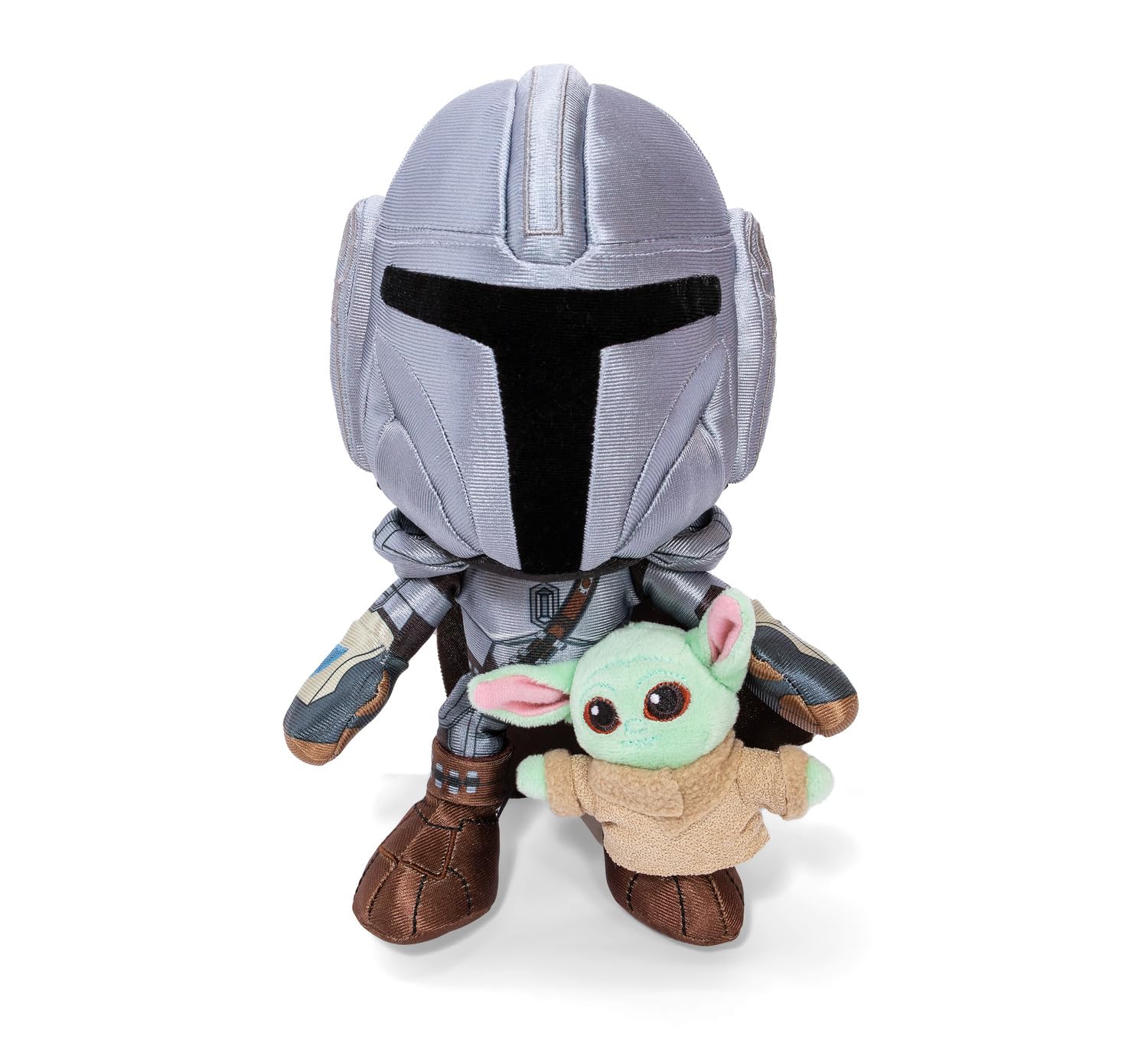 Simba Star Wars The Mandalorian & Mini Grogu 25cm Soft Plush Toy