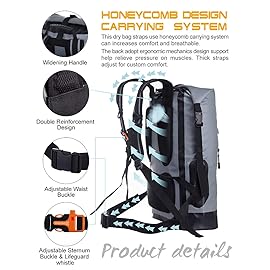 IDRYBAG Waterproof Backpack for Men 20L/30L/40L, Floating Dry Bag Kayak, Dry Backpack Hiking