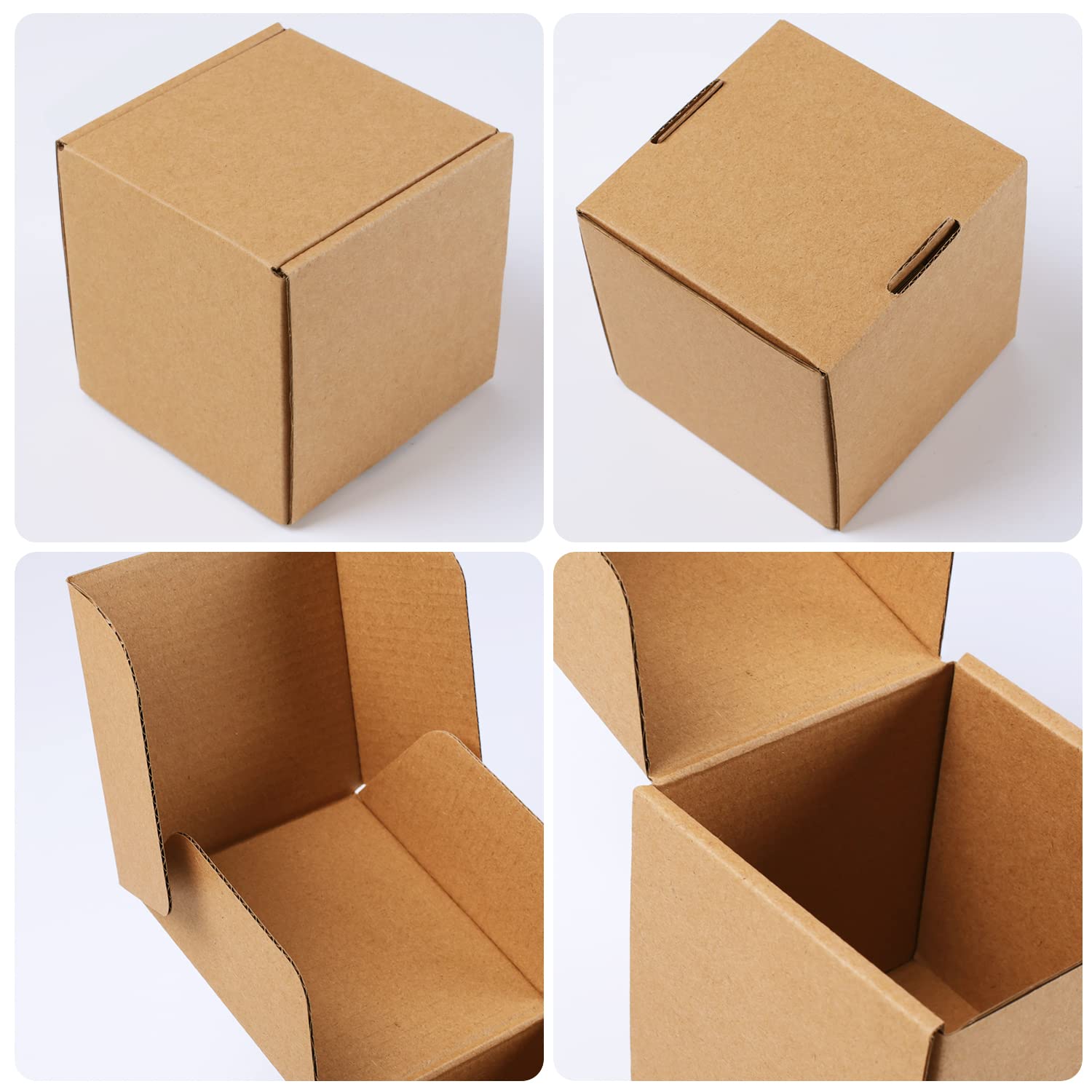 Scarpe Jordan 4 Scatole Di Cartone Ondulato 14x4x4 Pollici - Confezione Da 25, Marrone, ECT-32, Per Spedizioni E Archiviazione Scatole Cartone 14x4x4 Pollici - Foto 7