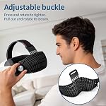 Head Strap for Meta Quest 3/3S, for Lying-Down VR Gaming, Pressure-Relief, 90g Lightweight Adjustable Strap, Ergonomic Design, Folding Elite Strap Accessory