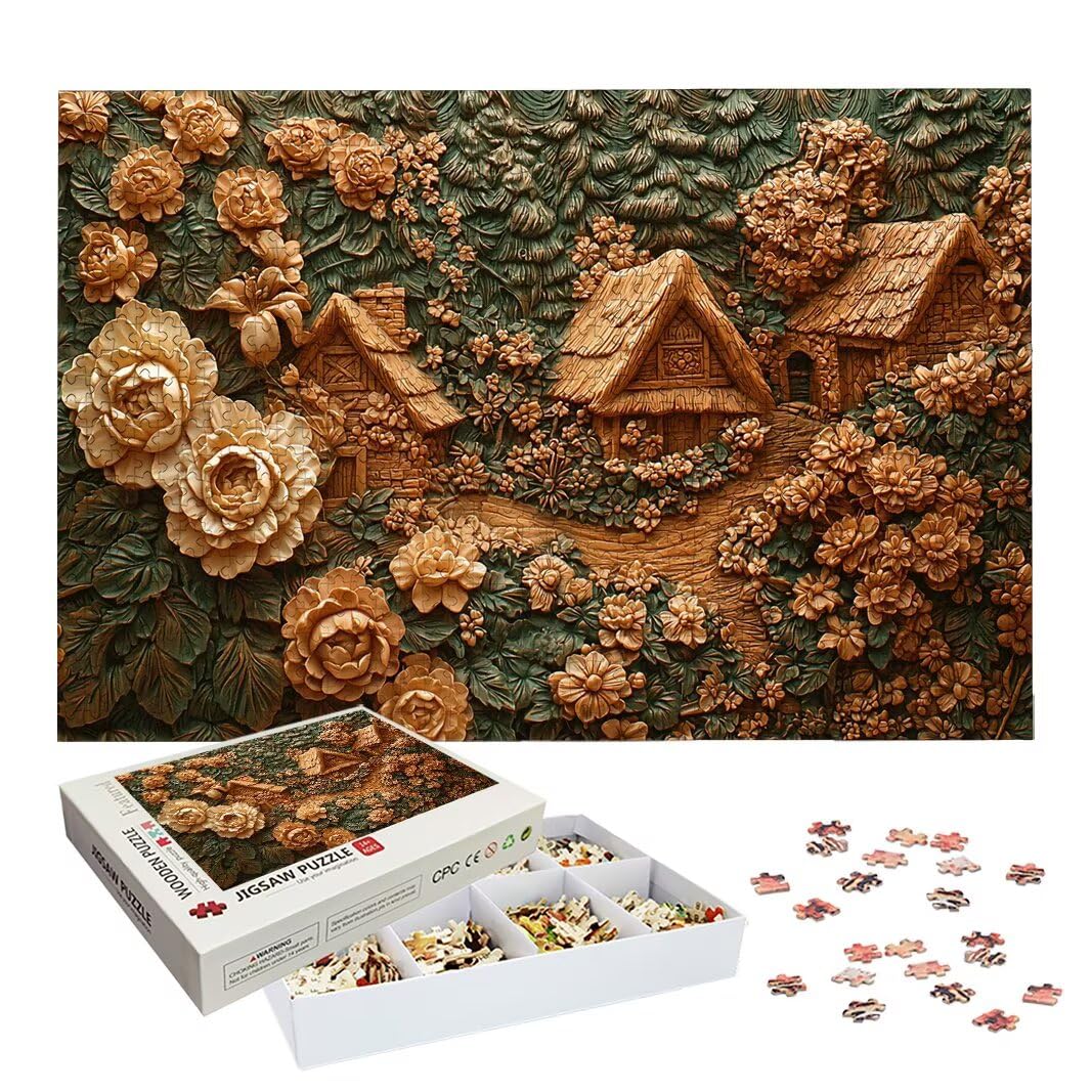 Puzzle Retro, Puzzle 5000 sztuk dla dorosłych, prezent dla kobiet/mężczyzn