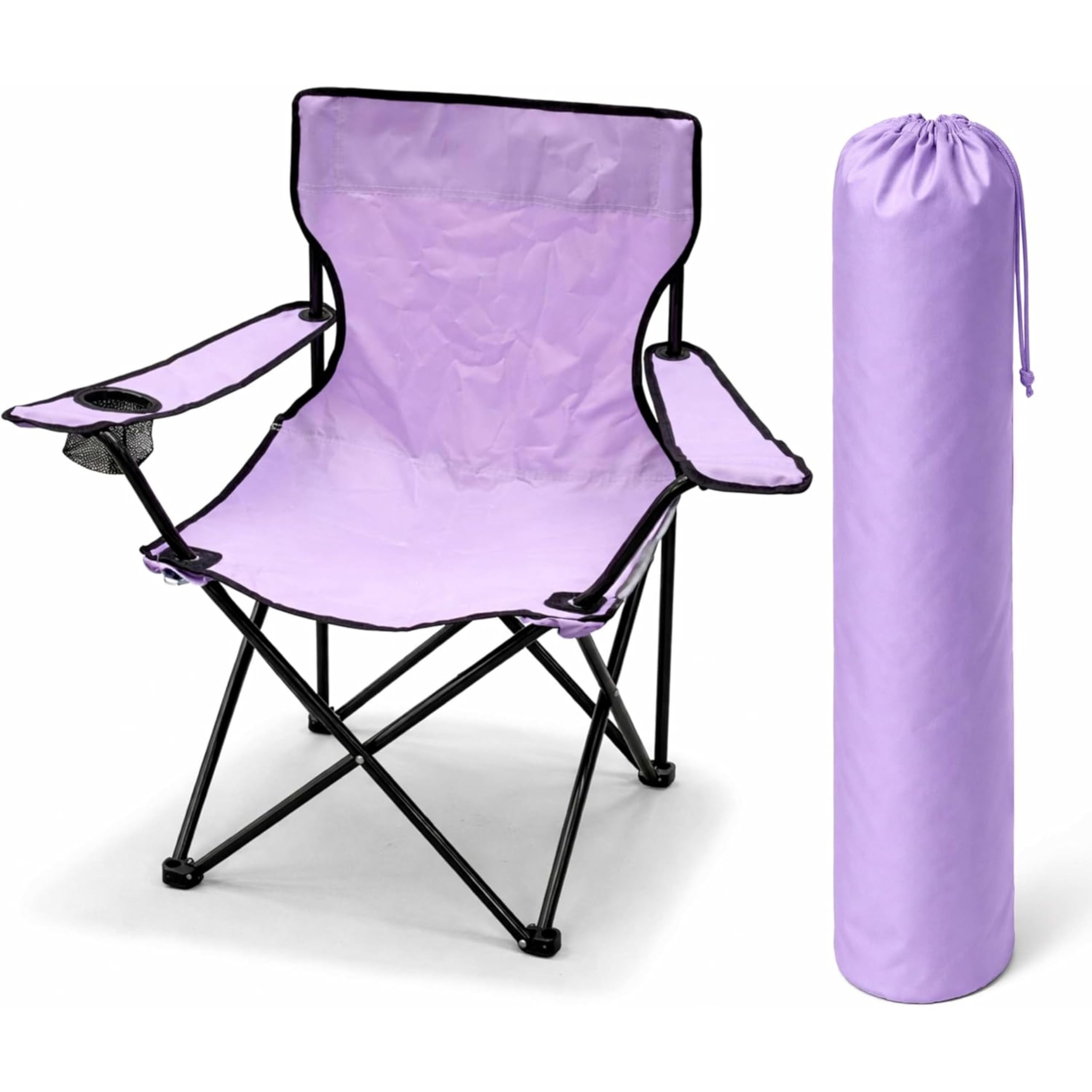 ALAYSTAR Camping Chair Folding Portable Outdoor Chair with Cup Holder