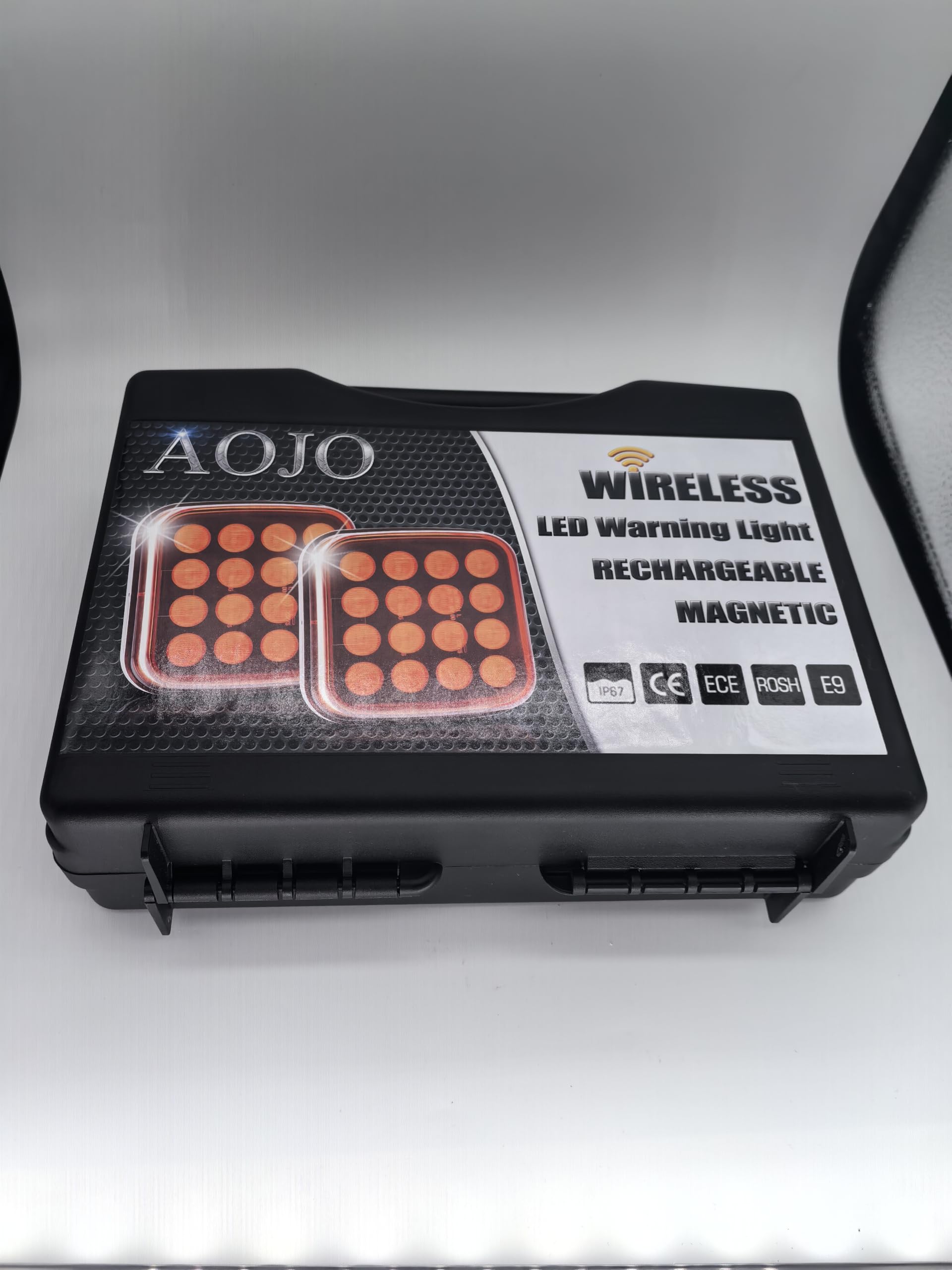 Anhänger Beleuchtung Agrieyes Kabellose Akku, Magnet LED Blinklicht Auto