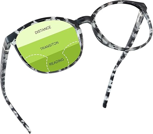Miniatura 7 de YEIN Presbyopic - Lentes de lectura multifocales progresivos, anteojos con filtro de luz azul, con lentes transparentes para mujeres y hombres
