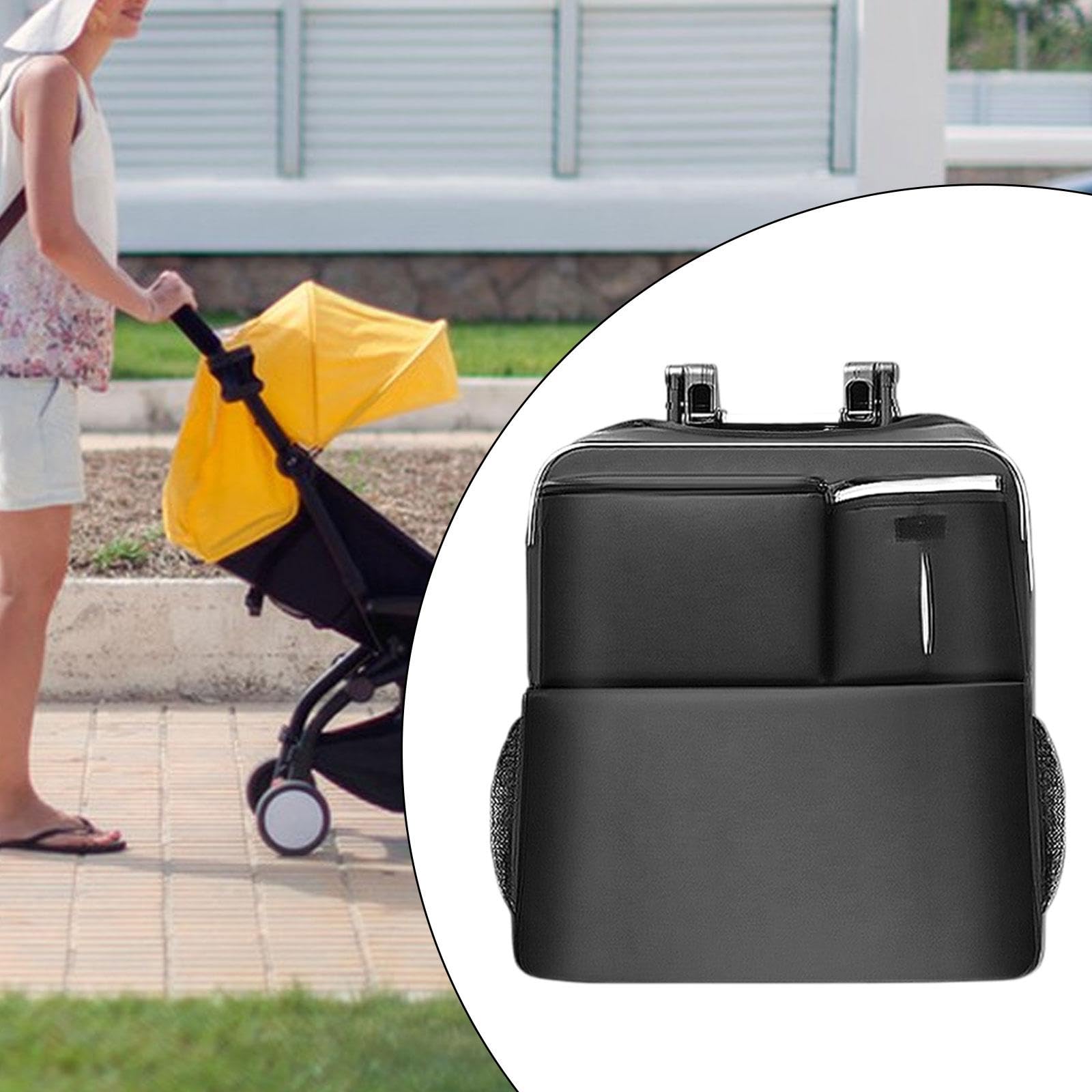 Sac de rangement de voyage pour poussette, sac à dos de grande capacité, bandoulière rembourrée pour le sport, le fitness, résistant à l'usure, multifonction
