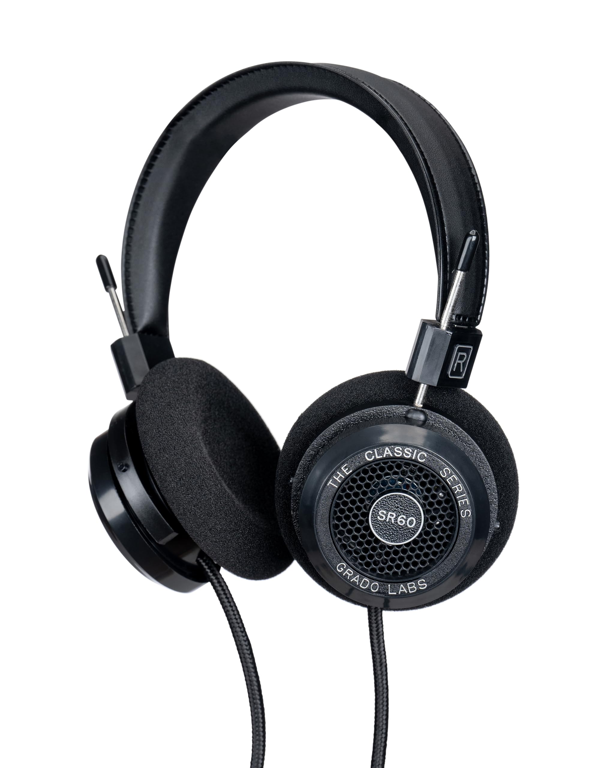 GRADO Classic Series SR60 - Cuffie aperte, cablate, on-ear, leggere, suono naturale, ascolto domestico